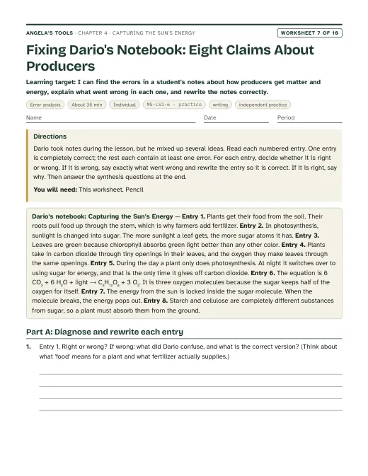 First page of Fixing Dario's Notebook: Eight Claims About Producers