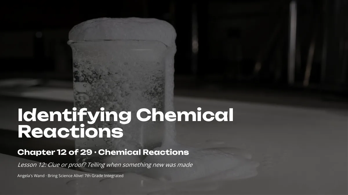 Slide 1: Identifying Chemical Reactions