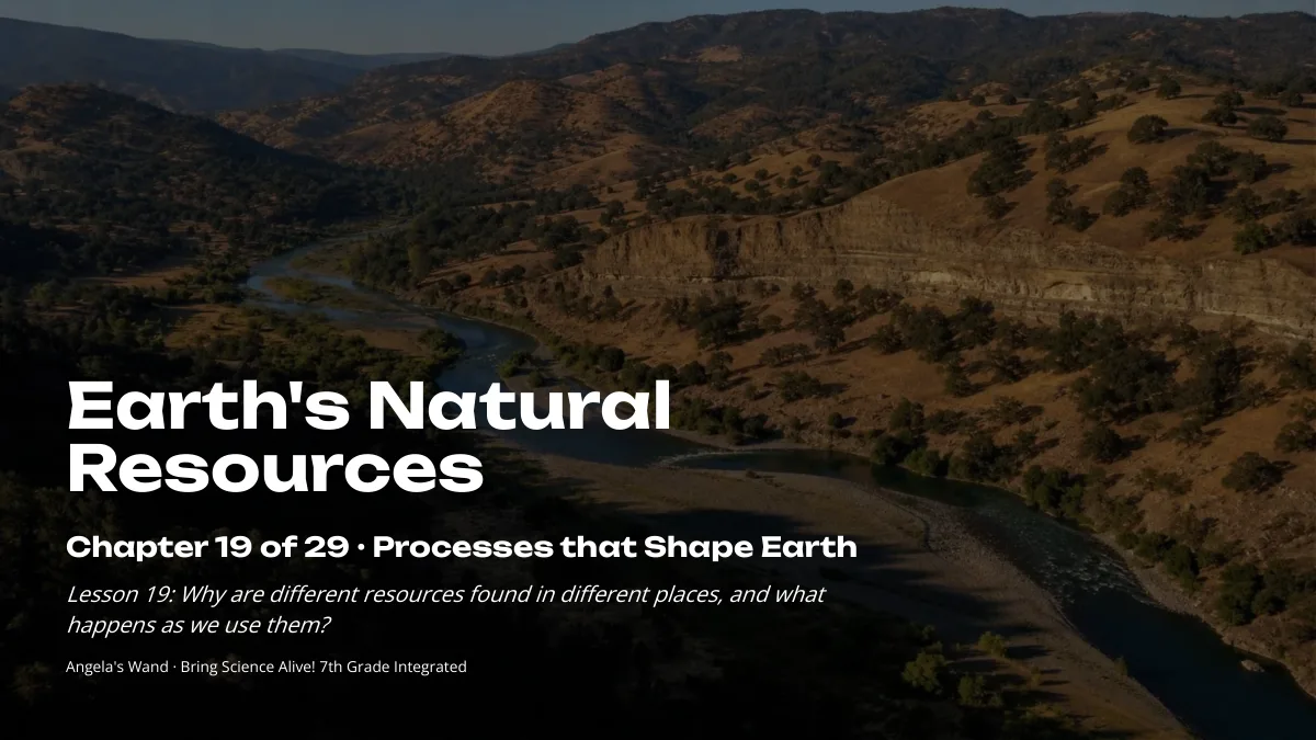 Slide 1: Earth's Natural Resources