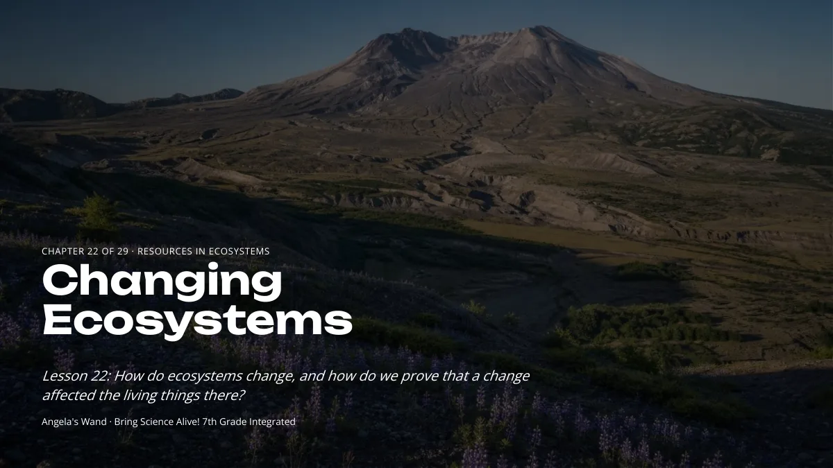 Slide 1: Changing Ecosystems