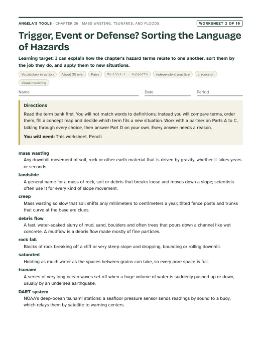 First page of Trigger, Event or Defense? Sorting the Language of Hazards