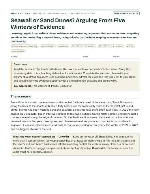 First page of Seawall or Sand Dunes? Arguing From Five Winters of Evidence