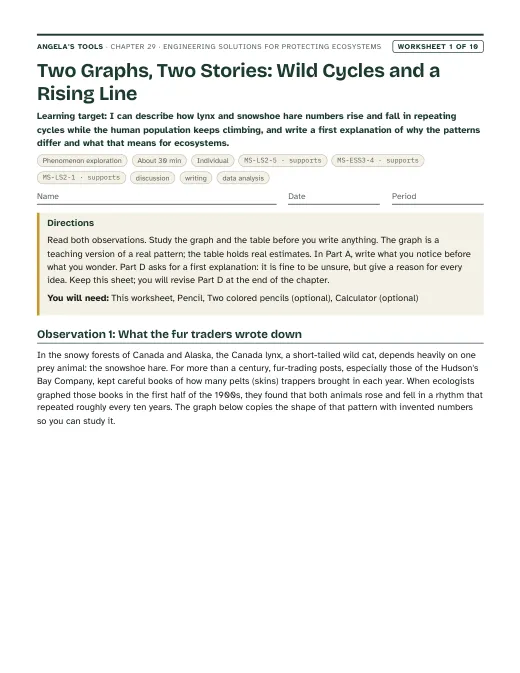 First page of Two Graphs, Two Stories: Wild Cycles and a Rising Line